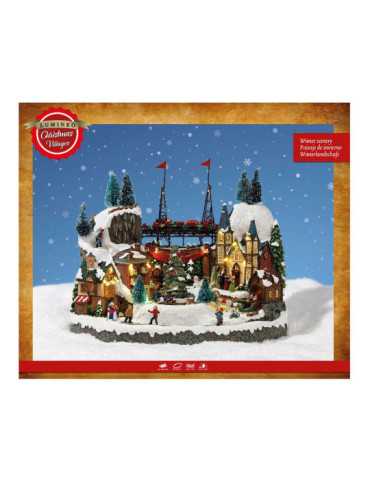 Pueblo Navideño 35,5 x 22 x 30,5 cm LUMINEO 2