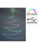 Árbol Adorno LED, RGB, Conexión USB BASICS