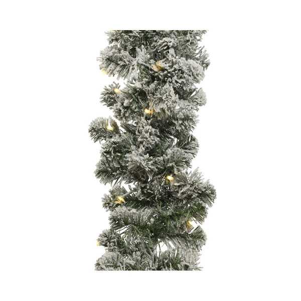Guirnalda Imperial Nevada, Multifunción, Uso Interior, Blanco Cálido, 50 LEDS, 270 cm EVERLANDS