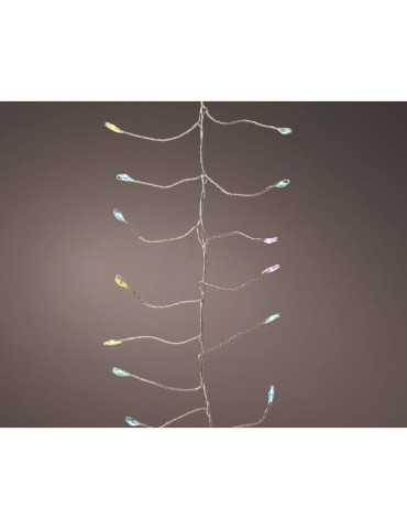 Guirnalda Micro LED Parpadeante 960 LEDS Multicolor Pastel 8 Funciones Temporizador 6 m LUMINEO