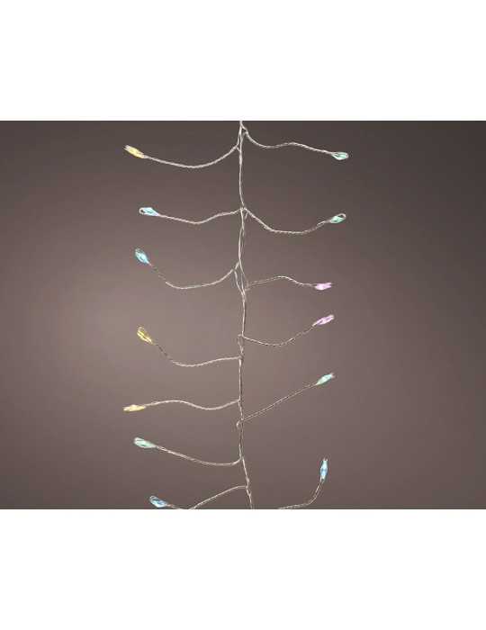 Guirnalda Micro LED Parpadeante 960 LEDS Multicolor Pastel 8 Funciones Temporizador 6 m LUMINEO