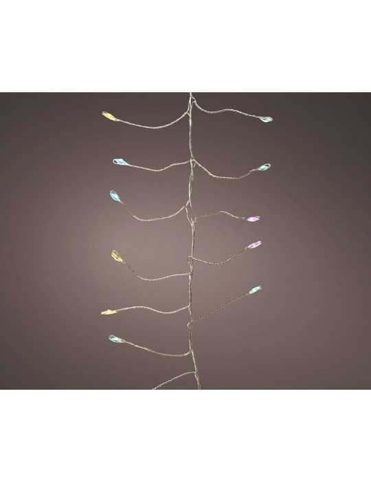 Guirnalda Microleds Parpadeante, 480 LEDS, Multicolor Suave LUMINEO