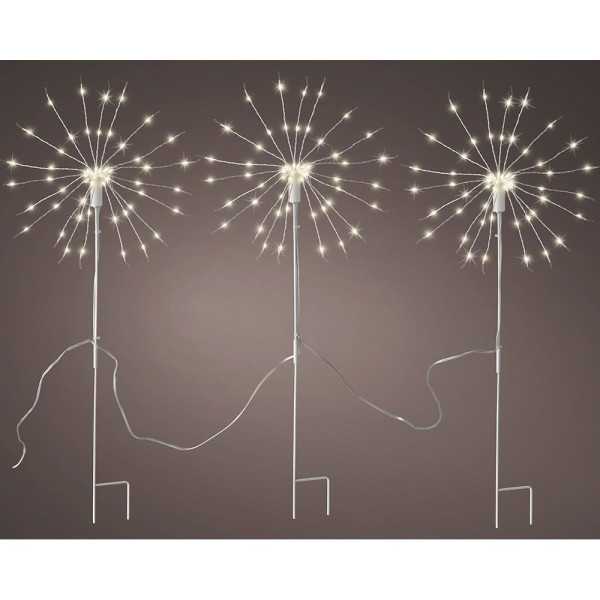 Estaca Microled en Forma Peluso Parpadeante para Exterior Ø25 x 45 cm LUMINEO
