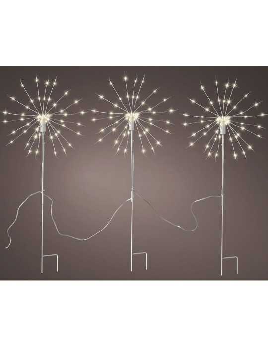 Estaca Microled en Forma Peluso Parpadeante para Exterior Ø25 x 45 cm LUMINEO