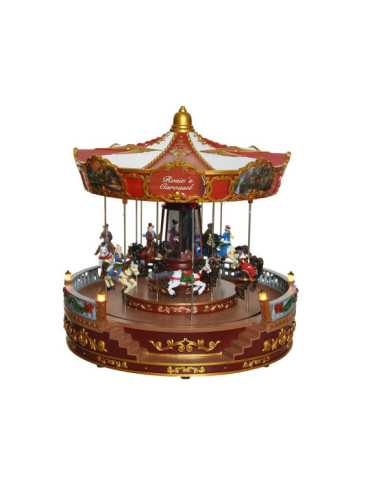 Carrusel Decorativo con LED 31 x 31 x 28 cm LUMINEO 2