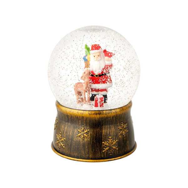 Bola de Nieve Santa Claus Ø13 x 17,5 cm LUMINEO
