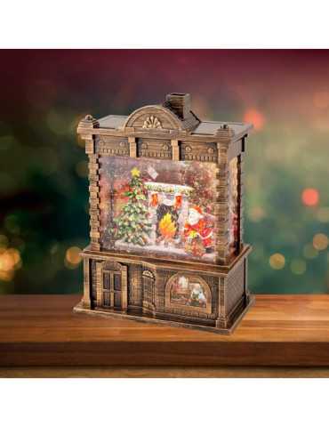 Farol de Agua Santa Claus con Música 16,5 x 9,5 x 21,7 cm LUMINEO 2