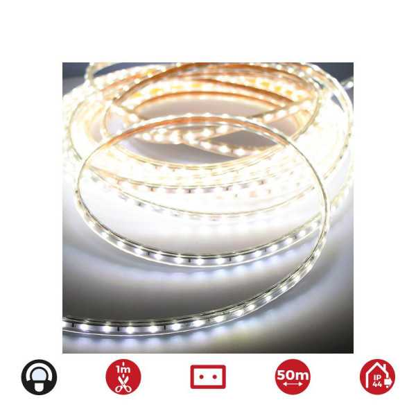 Tira de LED 60 LEDS/m 4,2W/m 220-240V IP44 50 m Blanco Frio EDM