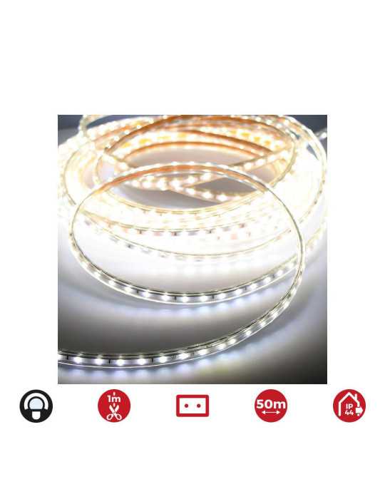 Tira de LED 60 LEDS/m 4,2W/m 220-240V IP44 50 m Blanco Frio EDM