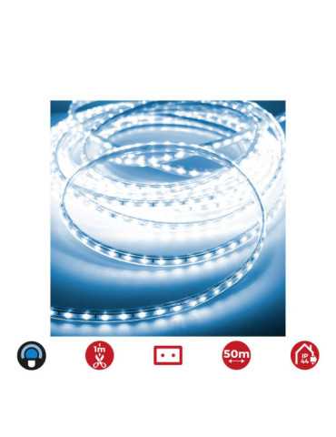 Tira de LED 60 LEDS/m 4,2W/m 220-240V IP44 50 m Azul EDM