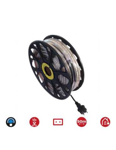Tira de LED 60 LEDS/m 4,2W/m 220-240V IP44 50 m Azul EDM 2