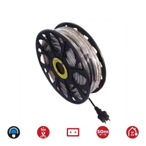 Tira de LED 60 LEDS/m 4,2W/m 220-240V IP44 50 m Azul EDM