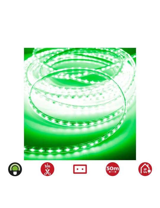Tira de LED 60 LEDS/m 4,2W/m 220-240V IP44 50 m Verde EDM