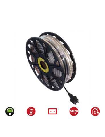 Tira de LED 60 LEDS/m 4,2W/m 220-240V IP44 50 m Verde EDM 2