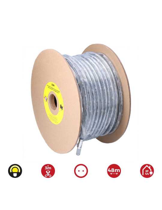Tubo Flexiled 2 Vias Multifuncion 48 m 36 LEDS/m IP44 Amarillo EDM
