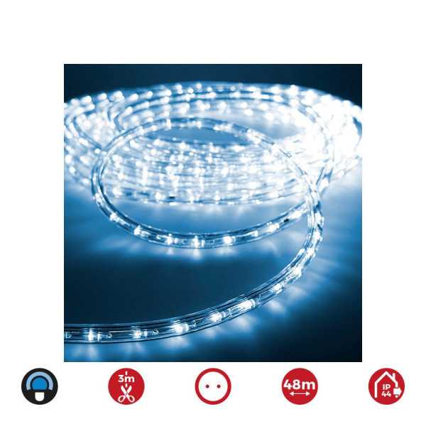 Tubo Flexiled 2 Vias Multifuncion 48 m 36 LEDS/m IP44 Azul EDM