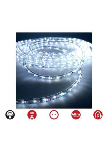 Tubo Flexiled 2 Vias Fijo 48 m 30 LEDS/m IP44 Blanco Frío EDM