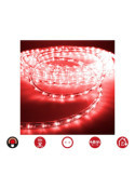 Tubo Flexiled 2 Vias Fijo 48 m 30 LEDS/m IP44 Rojo EDM