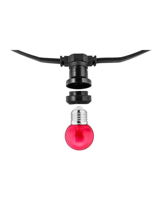 Guirnalda 20 Portalámparas 2000 W 50-60 Hz 220-240 V E27 IP44 20 m THORGEON