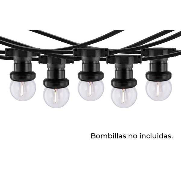 Guirnalda 40 Portalámparas 2000 W 50-60 Hz 220-240 V E27 IP44 20 m THORGEON