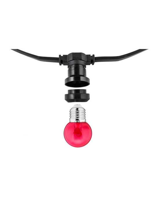 Guirnalda 40 Portalámparas 2000 W 50-60 Hz 220-240 V E27 IP44 20 m THORGEON