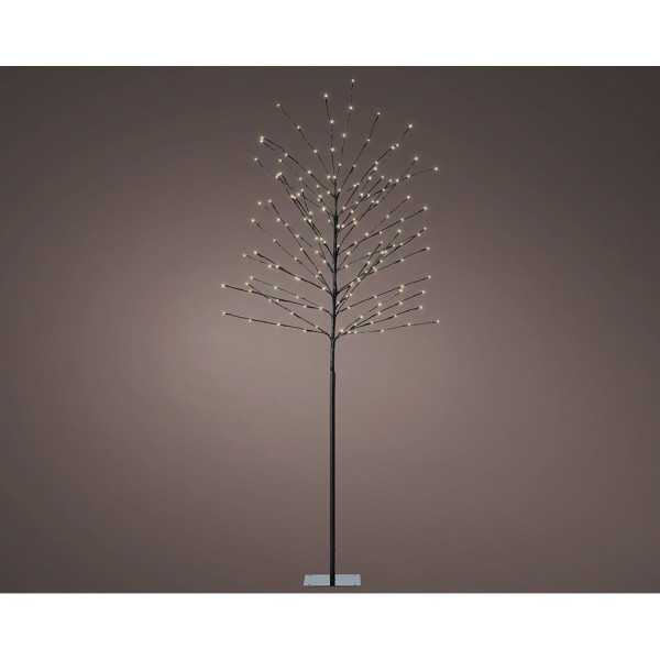 Árbol Iluminado Exterior 160 LEDS Luz Cálida Ø70 cm x 1,80 m LUMINEO