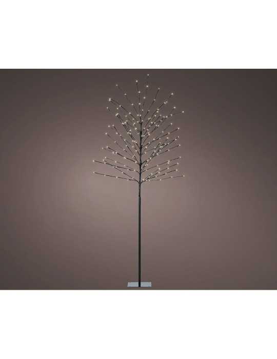 Árbol Iluminado Exterior 160 LEDS Luz Cálida Ø70 cm x 1,80 m LUMINEO