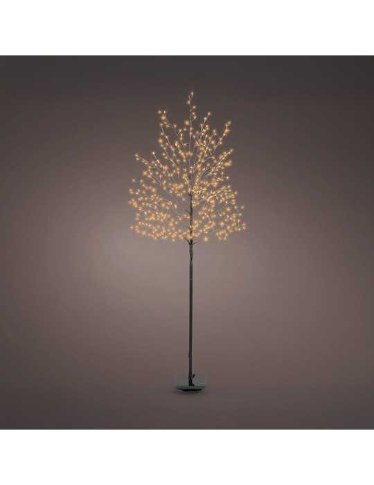 Árbol Iluminado 480 LEDS, Luz Cálida, Exterior, 1,5 m LUMINEO