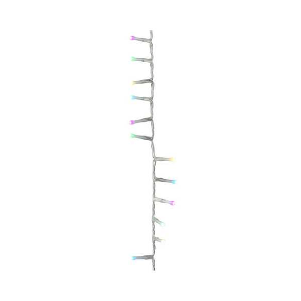Guirnalda Multifunción, Uso Exterior, Basic, Multicolor, Cable Transparente, 500 LEDS, 16 m LUMINEO