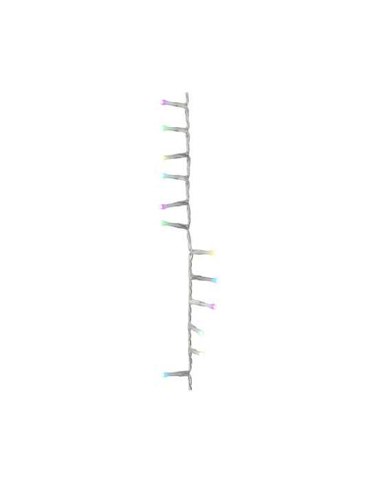 Guirnalda Multifunción, Uso Exterior, Basic, Multicolor, Cable Transparente, 500 LEDS, 16 m LUMINEO