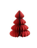 Árbol de Papel Rojo Ø72 x 90 cm DECORIS