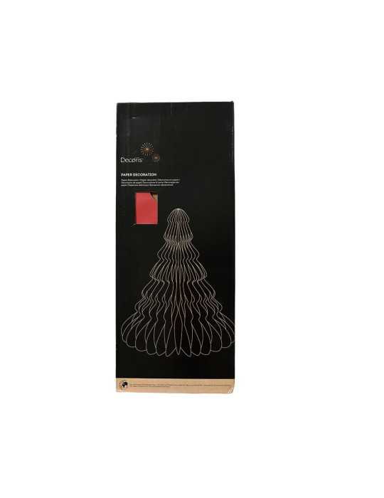Árbol de Papel Rojo Ø72 x 90 cm DECORIS