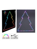 Árbol de Navidad RGB 41 LEDS, Multifunción, Interior, 48 x 60 cm BASICS