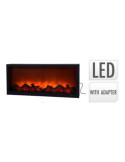 Iluminación Decorativa con Forma de Chimenea de LED 57 x 10 x 25 cm BASICS