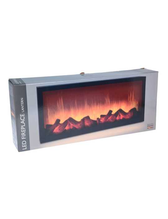Iluminación Decorativa con Forma de Chimenea de LED 57 x 10 x 25 cm BASICS