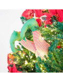 Piernas de Elfo con Movimiento para Árbol de Navidad, A Pilas, 35 cm HOLLY JOLLY CHRISTMAS COLLECTION