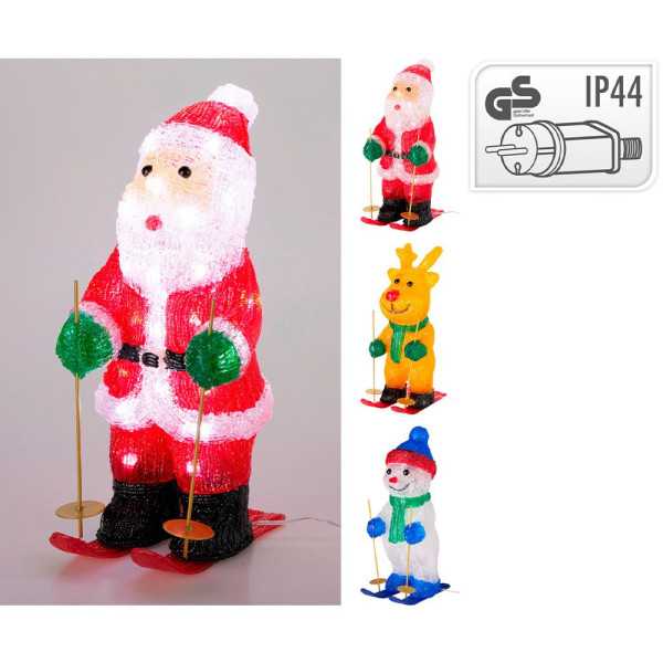 Figura LED Acrílica para Exterior, Modelos Variados Navidad BASICS