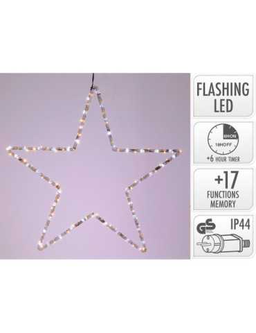 Estrella LEDS Negro 56 cm BASICS