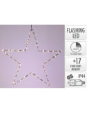 Estrella LEDS Negro 56 cm BASICS