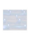Cortina LED Exterior 480 LEDS Luz Blanco Frio 225 x 300 cm BASICS