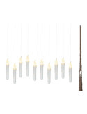 Velas LED Efecto Llama Mágica para Uso Interior, 10 uds + Barita LUMINEO