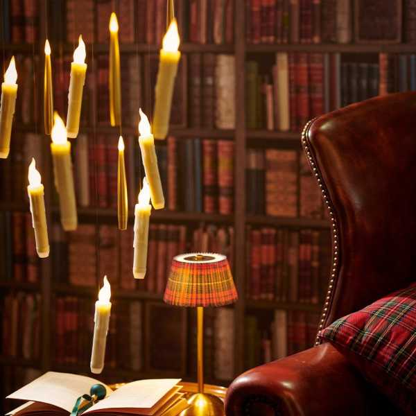 Velas LED Efecto Llama Mágica para Uso Interior, 10 uds + Barita LUMINEO