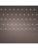 Red de Luces con Función Fija, Uso Exterior, Blanco Cálido, 180 LEDS, 2 x 2 m LUMINEO