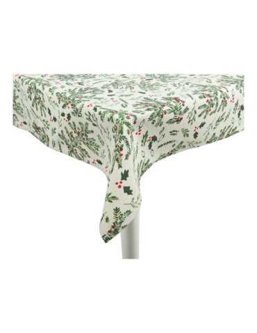 Mantel de Algodón Navidad Muérdago, 140 x 180 cm DECORIS 2