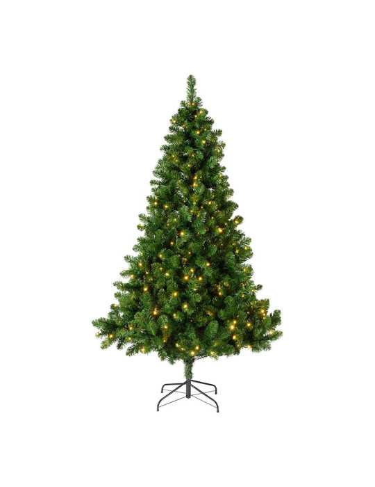 Árbol de Navidad Pino Imperial, Uso Interior, Multifunción, Blanco Cálido, 260 LEDs, Ø117 x 180 cm EVERLANDS