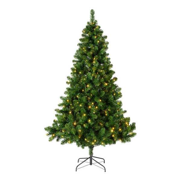 Árbol de Navidad Pino Imperial, Uso Interior, Multifunción, Blanco Cálido, 380 LEDs, Ø137 x 210 cm EVERLANDS