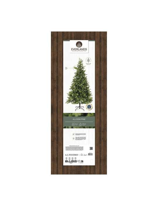 Árbol de Navidad, Uso Interior, tipo Pino Allison, Ø127 x 210 cm EVERLANDS