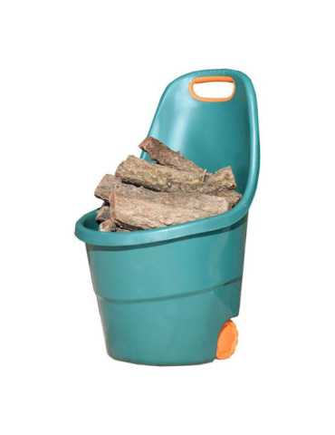 Carro de Jardín Verde 68 l, 53 x 57 x 88,5 cm FAURA