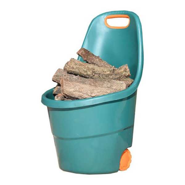 Carro de Jardín Verde 68 l, 53 x 57 x 88,5 cm FAURA