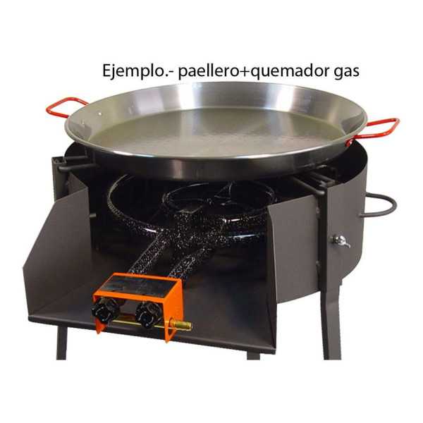 Barbacoa Redonda con Soporte para Paella Ø60 x 75 cm EL ZORRO